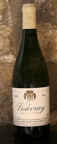 Vin blanc, Vouvray, Clovis Lefevre 1962