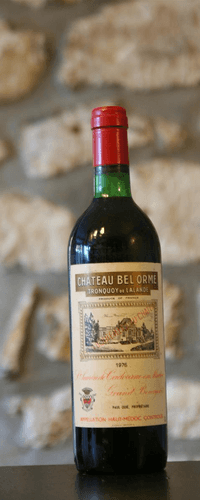 Vin rouge, Château Bel Orme Tronquoy de Lalande 1976