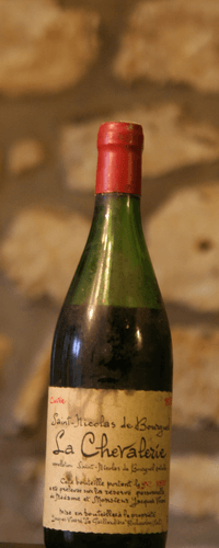 Vin rouge, Domaine la Chevalerie 1975
