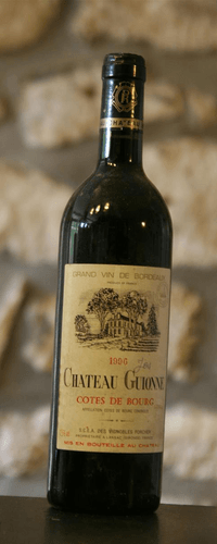 Vin rouge, Cote de Bourg, Château Guionne 1996