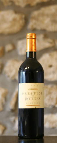 Vin rouge, Chateau Prestige de Bordes 1996