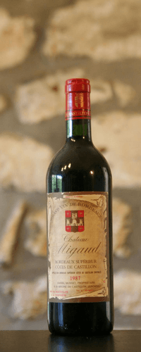 Vin rouge, Cote de Castillon, Château Migaud 1987