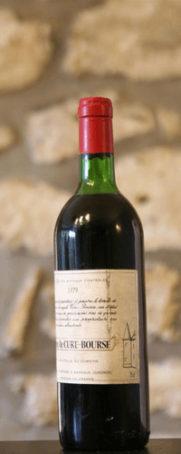 Vin rouge, Domaine de Cure Bourse 1979
