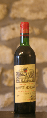 Vin rouge, Château Ferrande 1973