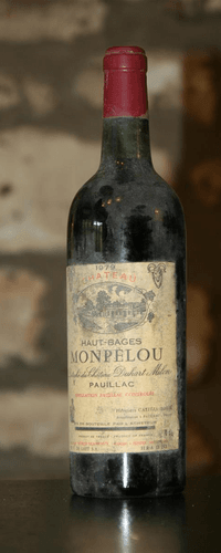 Vin rouge, Chateau Haut Bages Monpelou 1979