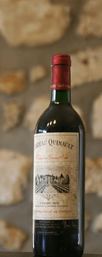 Vin rouge, St Emilion Grand Cru, Château Quinault 1990
