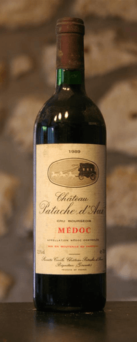 Vin rouge, Chateau Patache d'Aux 1989