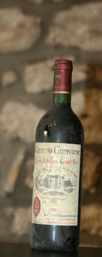 Vin rouge, Chateau Cantenac 1981