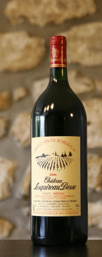 Vin rouge, Château Lesquireau Desse magnum 2006