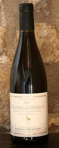 Vin rouge, Manoir de la Bressandiere 2001