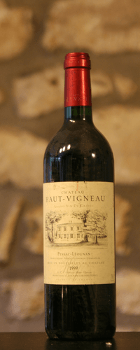 Vin rouge, Chateau Haut Vigneau 1999