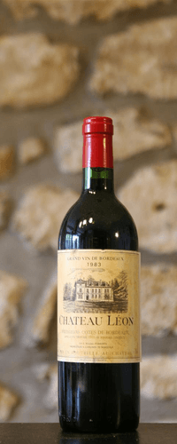 Vin rouge, 1ere Cote de Bordeaux, Chateau Leon 1983
