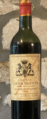 Vin rouge, St Estephe, Château Lafon Rochet 1949