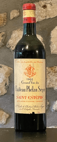 Vin rouge, St Estephe, Château Phelan Segur 1962