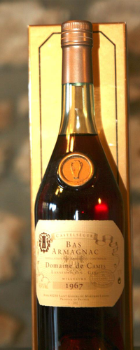 bas armagnac,blanc,Domaine de Cames, Castelsegur 1967