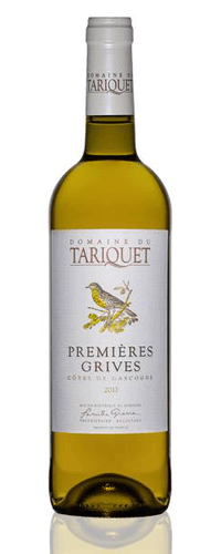 Vin blanc, Domaine du Tariquet, premieres grives 2020