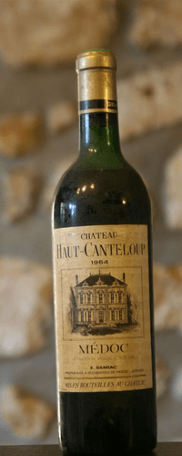 Vin rouge, Château Haut Canteloup 1964