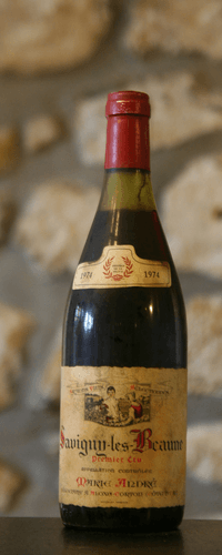 Vin rouge, savigny Les Beaunes, Domaine Marie Andre 1974