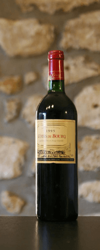Vin rouge, Cote de Bourg, mise Dulong Fr?res 1995