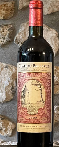 Vin rouge, Bordeaux Supérieur, Château de Bellevue 2000