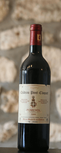 Vin rouge, Château Pont Cloquet 1999