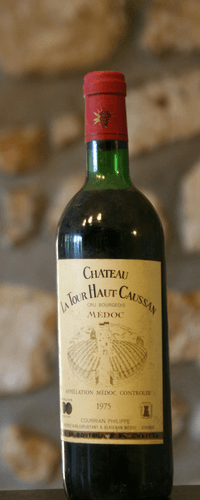 Vin rouge, Château Tour Haut Caussan 1975