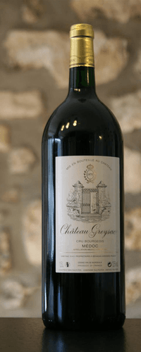 Vin rouge, Chateau Greysac, Magnum 1975