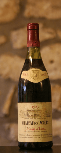Vin rouge, Château des Jacques 1983