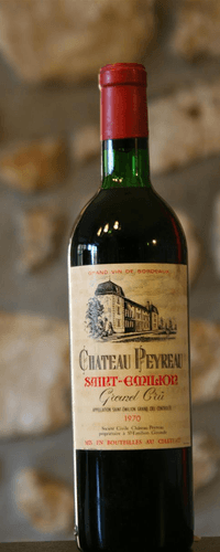 Vin rouge, Château Peyreau 1970 1975