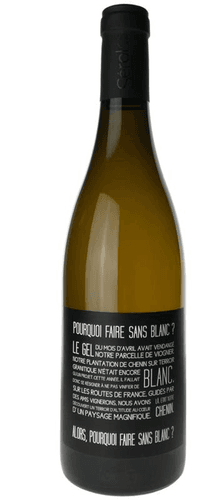 Vin blanc, Vallée de Loire, Vin de France, Domaine Serol, cuvée Pourquoi faire sans blanc  2017