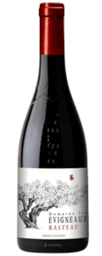Vin rouge, Rasteau, Domaine des Evigneaux 2018 2021