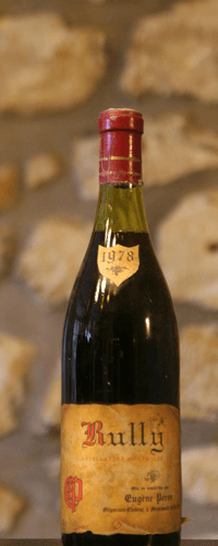 Vin rouge, Rully,rouge,Domaine Eugene Peron 1978