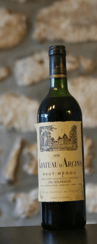 Vin rouge, Château d'Arcins 1978