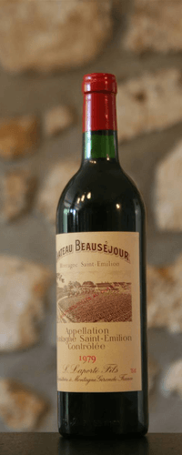 Vin rouge, Montagne St Emilion, Château Beausejour 1979