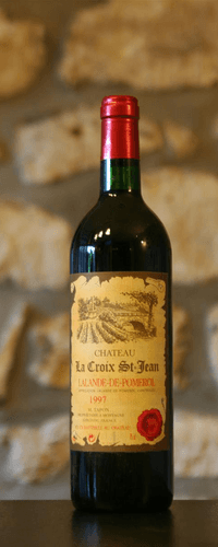 Vin rouge, Château la Croix St Jean 1997