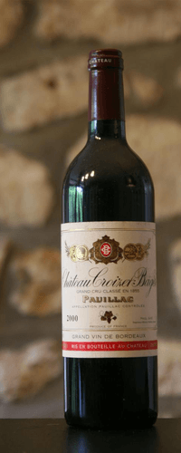 Vin rouge, Château Croizet Bages 2000
