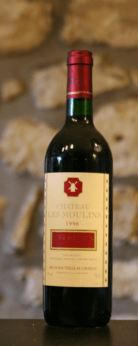 Vin rouge, Chateau les Moulins 1996