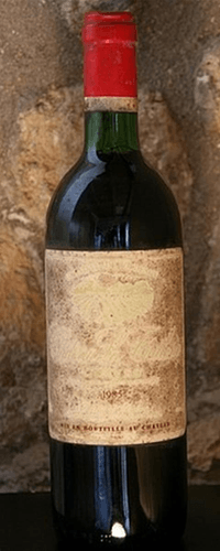 Vin rouge, Chateau la Tuilerie 1985