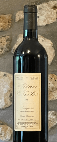 Vin rouge, Faugeres, Château des Estanilles 1997