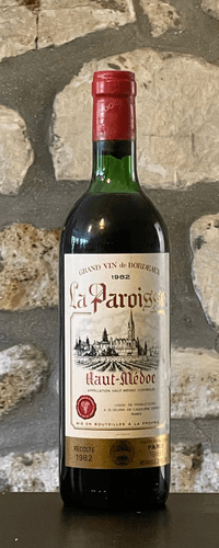 Vin rouge, Haut Medoc, Château la Paroisse 1982