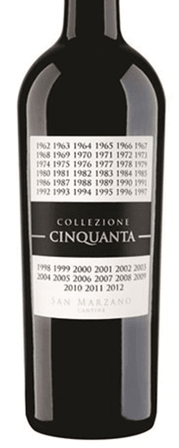 San Marzano Collezione Cinquanta Vino Rosso d Italia NV (6 x 75 cl)