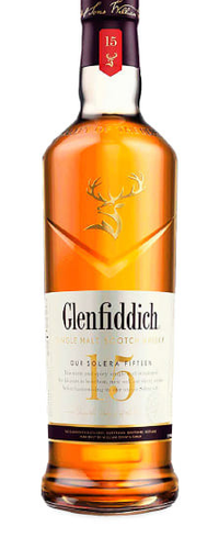 Glenfiddich 15 Year Old Single Malt Scotch Whisky 70 cl.