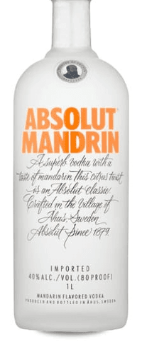 Absolut Mandrin Vodka 1 Liter