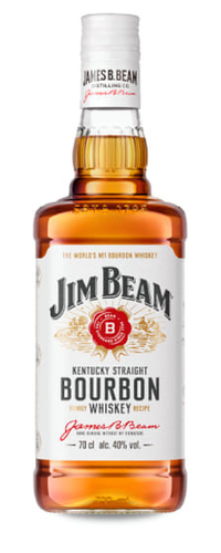 Jim Beam White Kentucky Straight Bourbon Whiskey 70 cl.