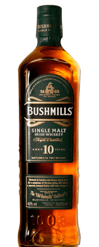 Bushmills 10 Year Old Irish Malt Whiskey 70 cl.