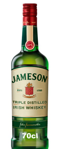 Jameson Irish Whiskey 70 cl.