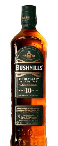 Bushmills 10 Años Irish Malt Whiskey 70 cl.