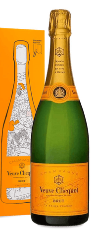 Veuve Clicquot Yellow Label Coloring Pack Gift Champagne
