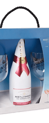 Champagne Moet Chandon Ice Imperial Rosé in geschenkendoos met 2...