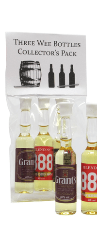 Multiple Distillery Packs - (3 Pack) Worlds Smallest Bottle Of Whisky